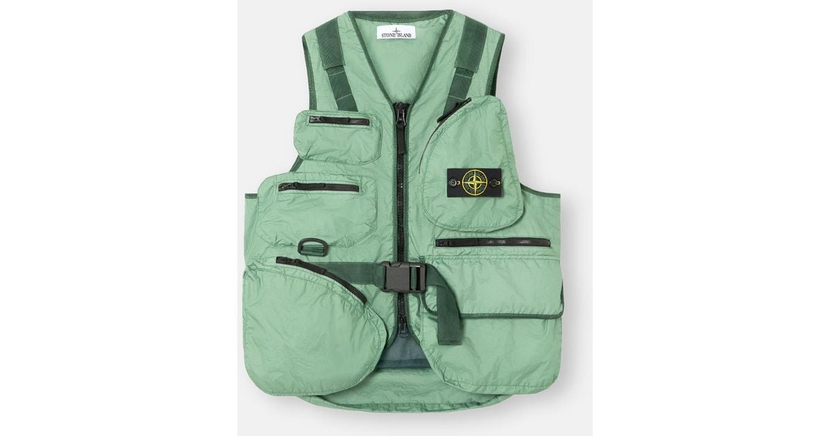 Tc Vest Stone Island Nylon Raso Tc Gilet Stone Island G100006 