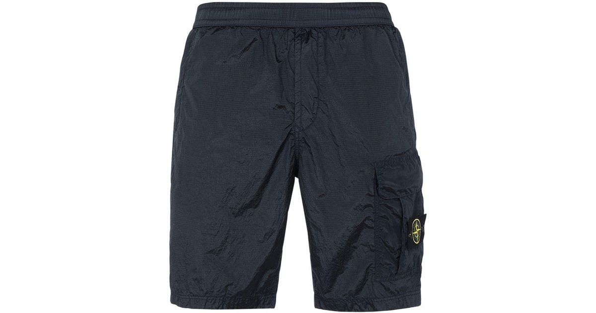 stone island nylon metal ripstop shorts