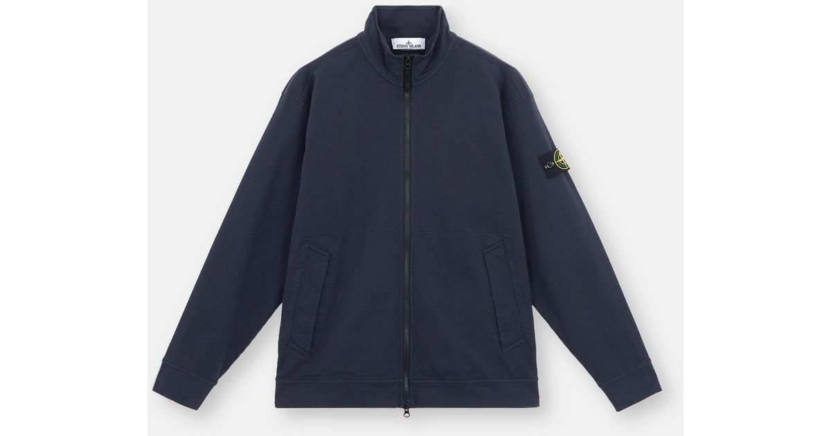 Stone Island 62050 Heavy Cotton Jersey in Blue for Men | Lyst UK