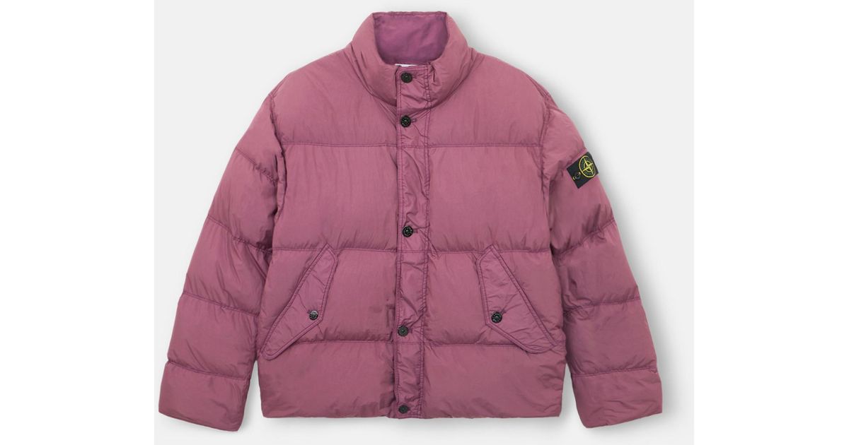 Stone Island 40123 Crinkle Reps R-Ny in Purple for Men | Lyst
