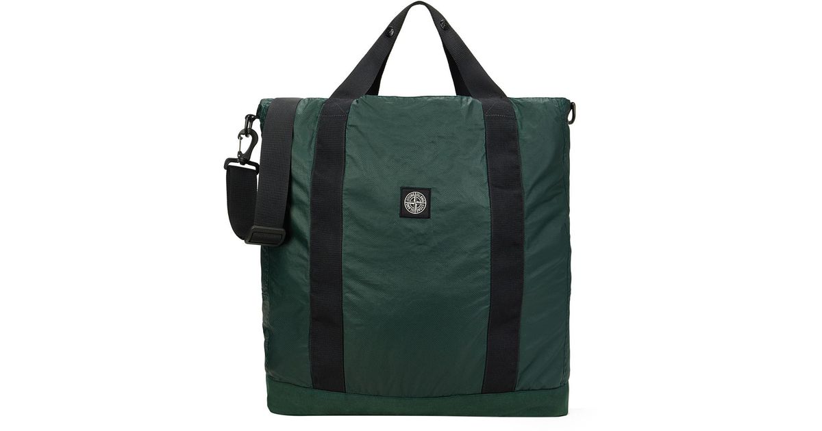 Stone Island Bag Cotton in Green for Men | Lyst