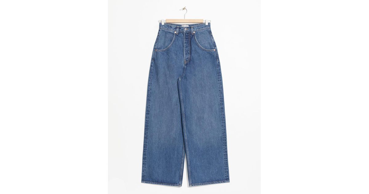 & other stories straight mid rise jeans