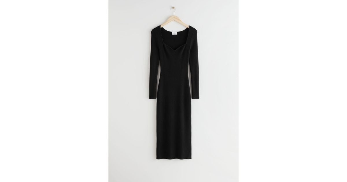 \u0026 Other Stories Ribbed Sweetheart Neck 