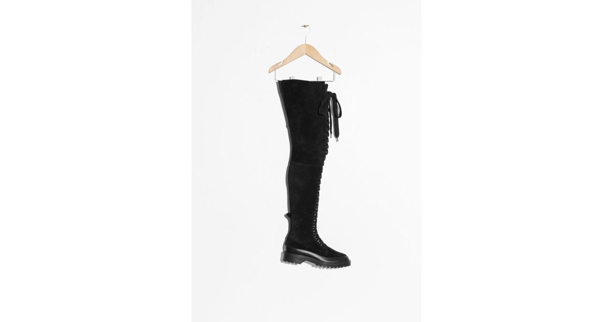 & other stories thigh high boots