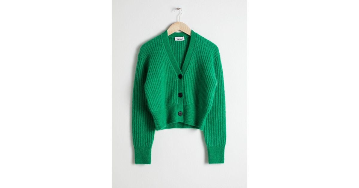 and other stories wool blend cardigan