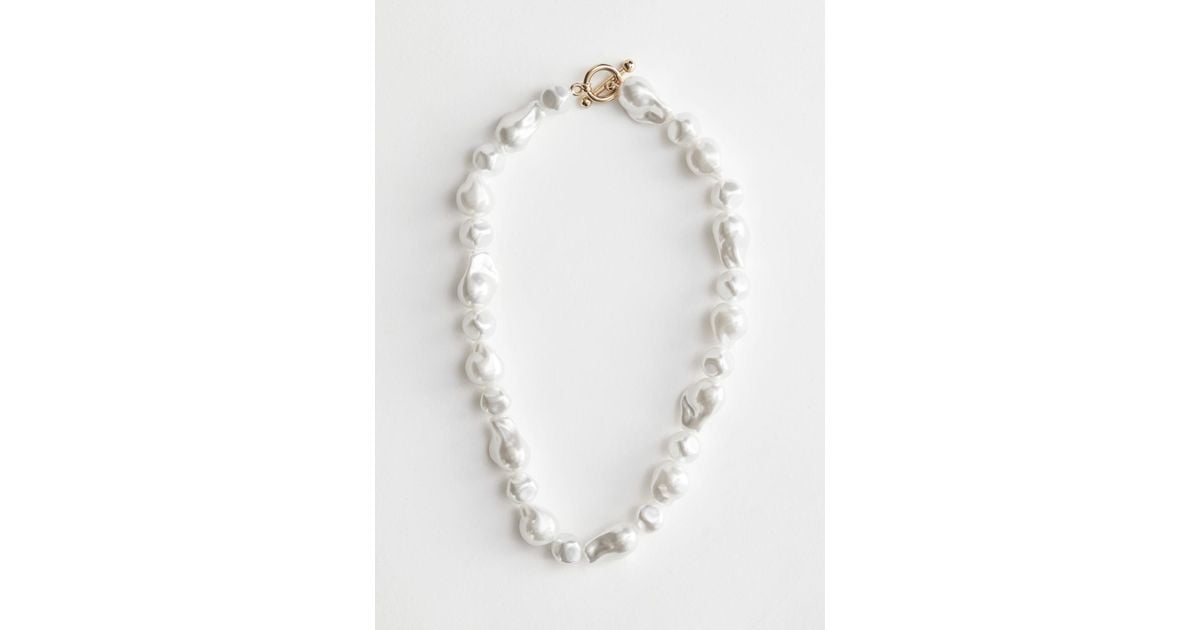 Other stories cheap pearl necklace