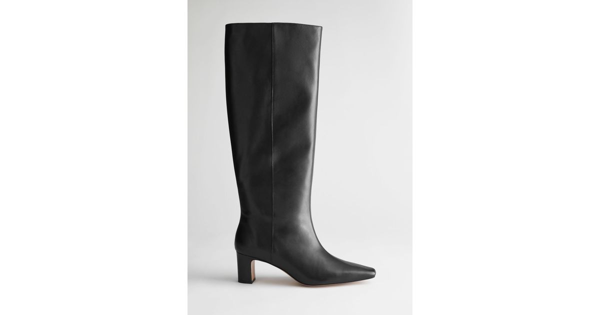 & other stories almond toe boots
