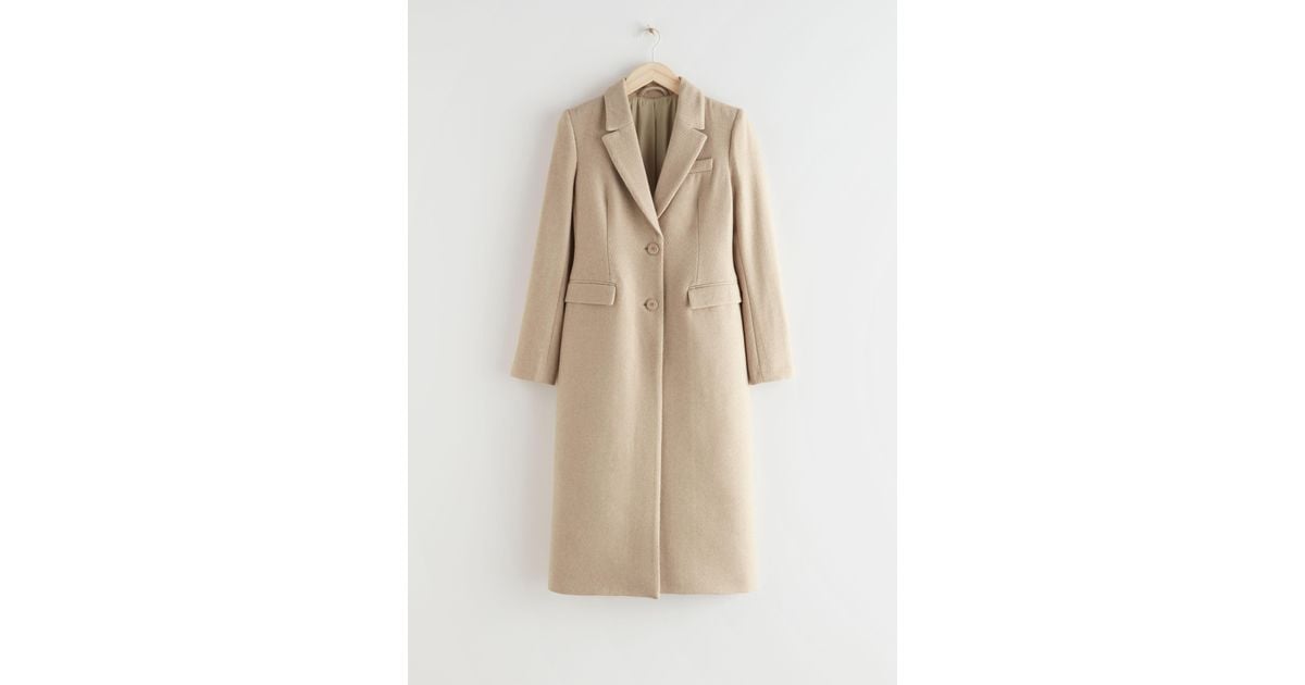 Hourglass wool blend coat Clearance