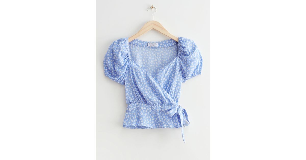 銀座ので買う - bluelea ブルレアPuff sleeve blouse ドット - 激安
