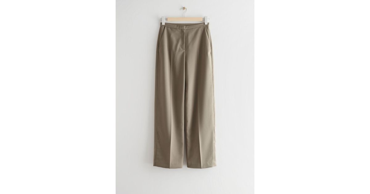 Relaxed Press Crease Trousers 