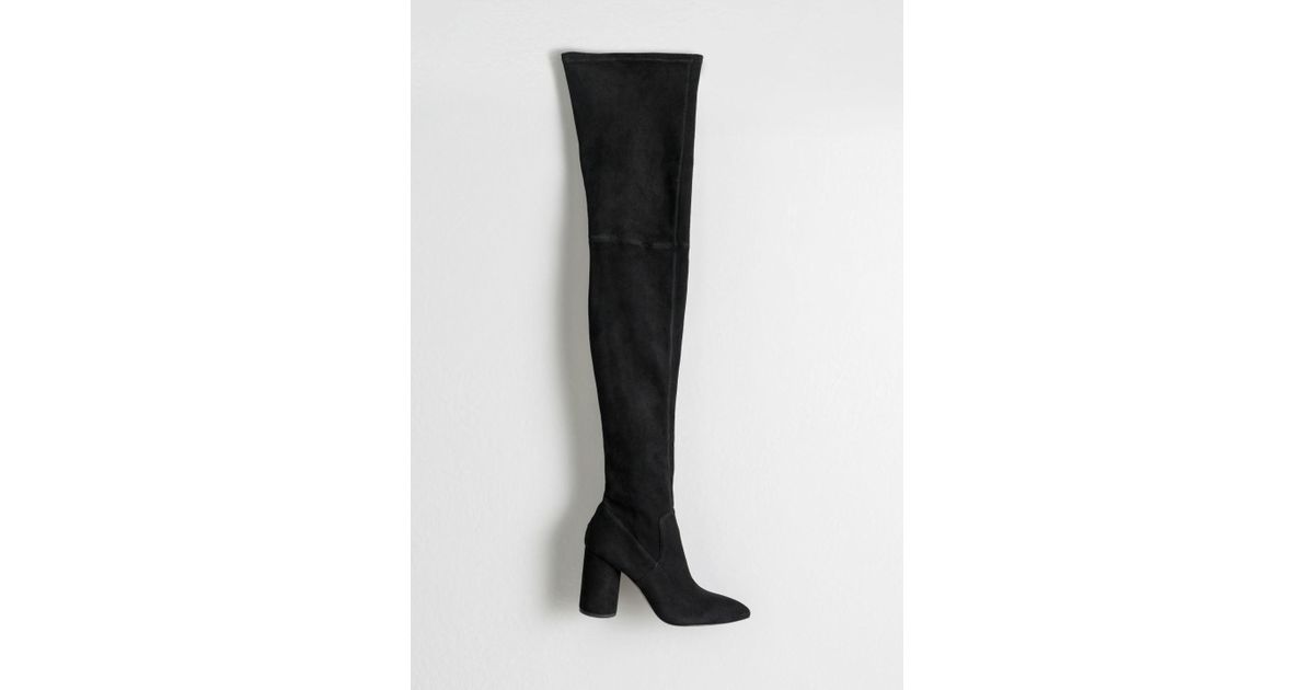 \u0026 Other Stories Suede Thigh High Boots 