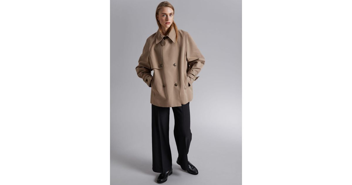 & Other Stories Short Trench Coat | Lyst