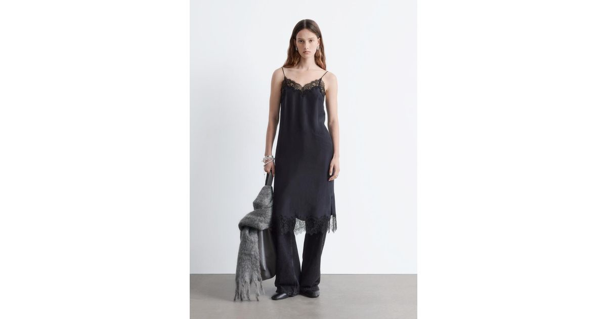 & other stories black slip dress Petal and Pup Women's Sawyer Midi Slip Dress