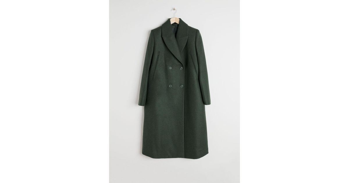 Wool blend cape coat other stories Clearance