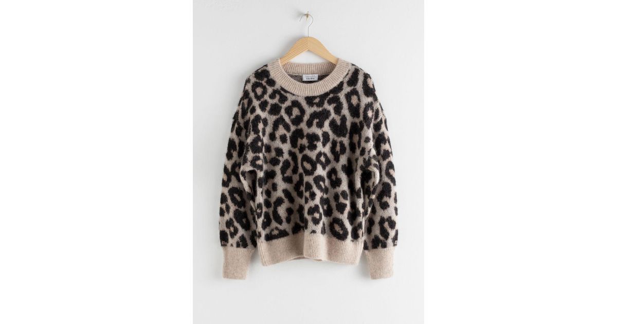 other stories leopard sweater