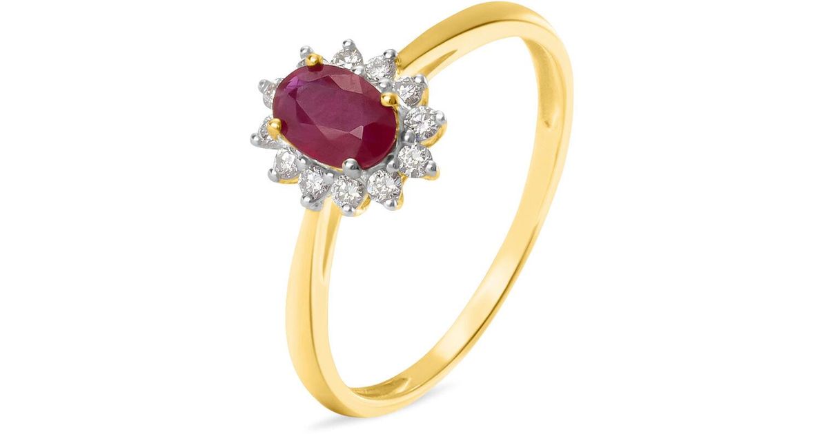 Anello rubino best sale stroili