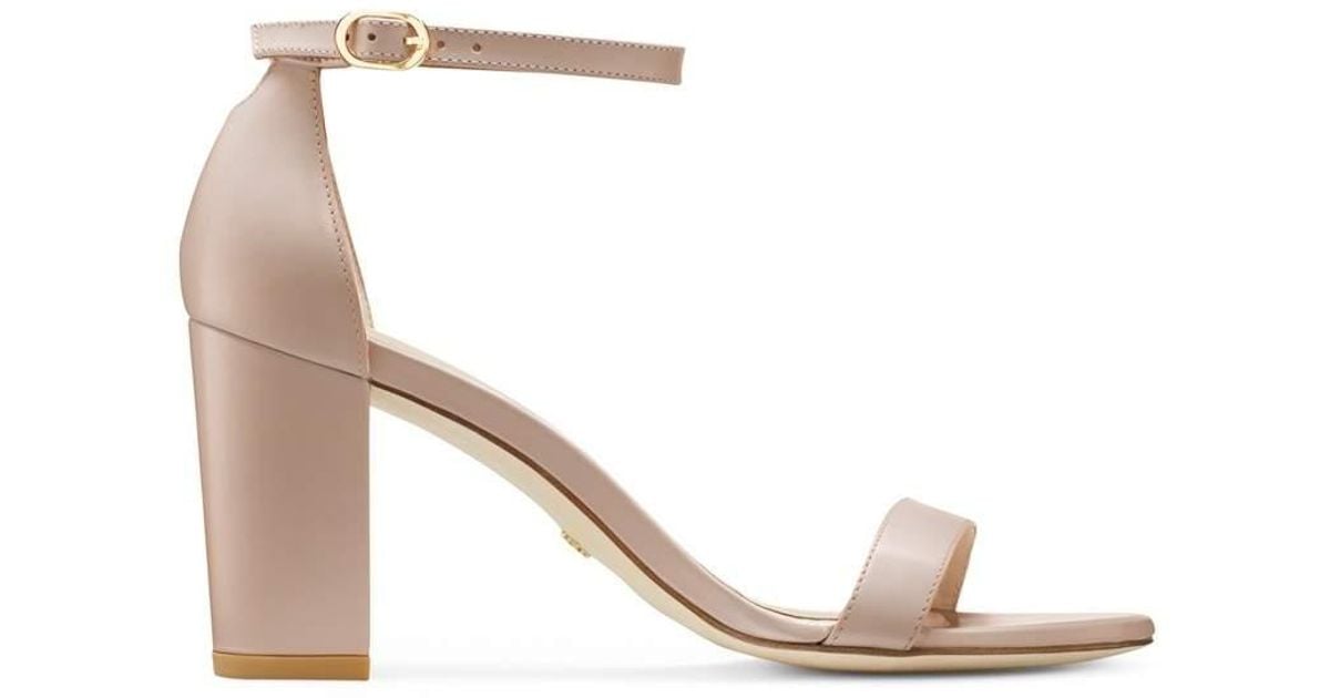 Stuart Weitzman Silk Nearlynude - Lyst