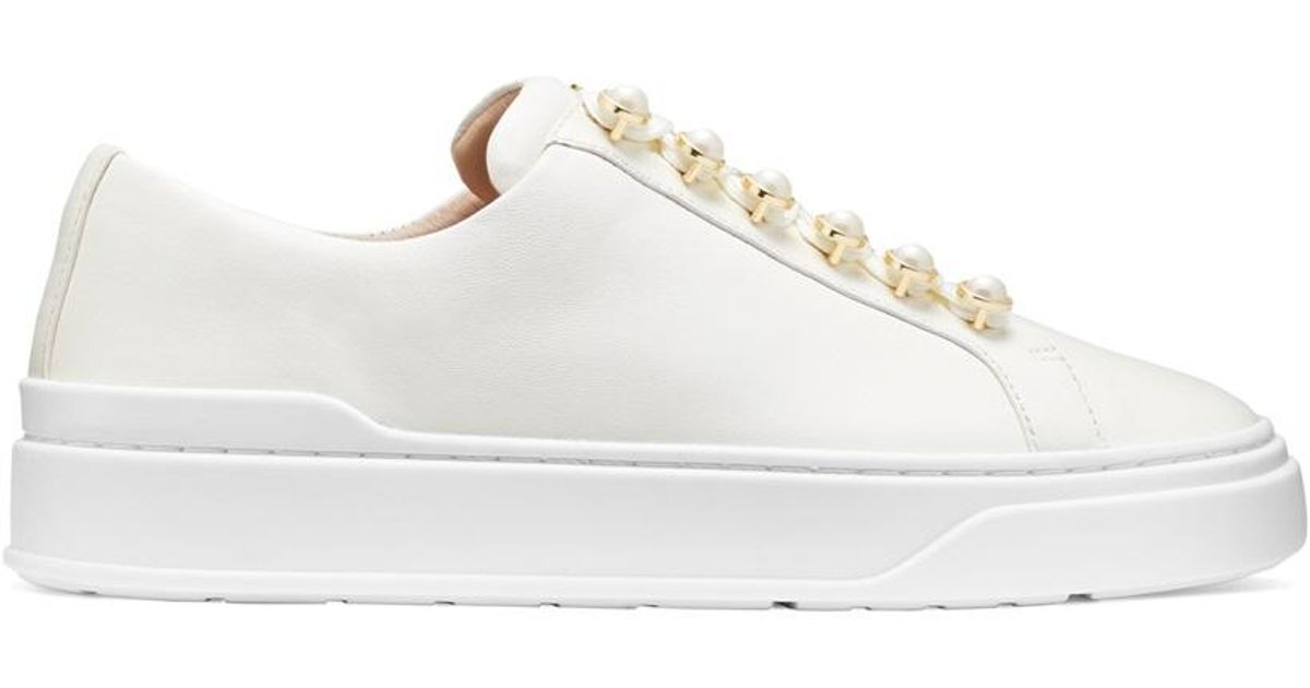 excelsa leather sneaker stuart weitzman
