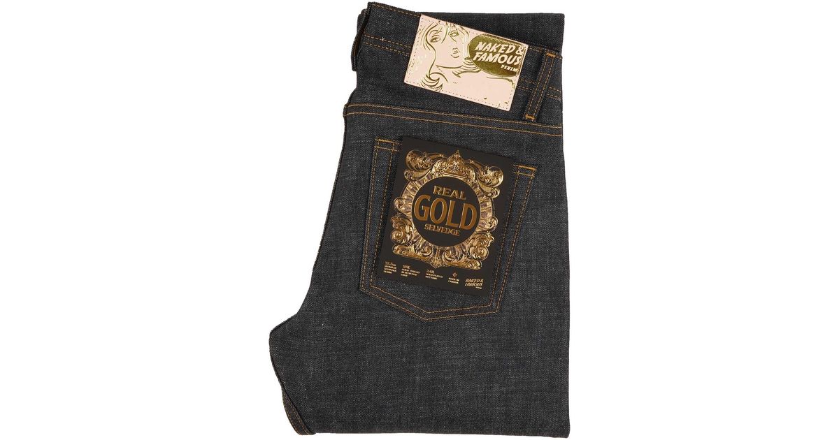 real gold selvedge