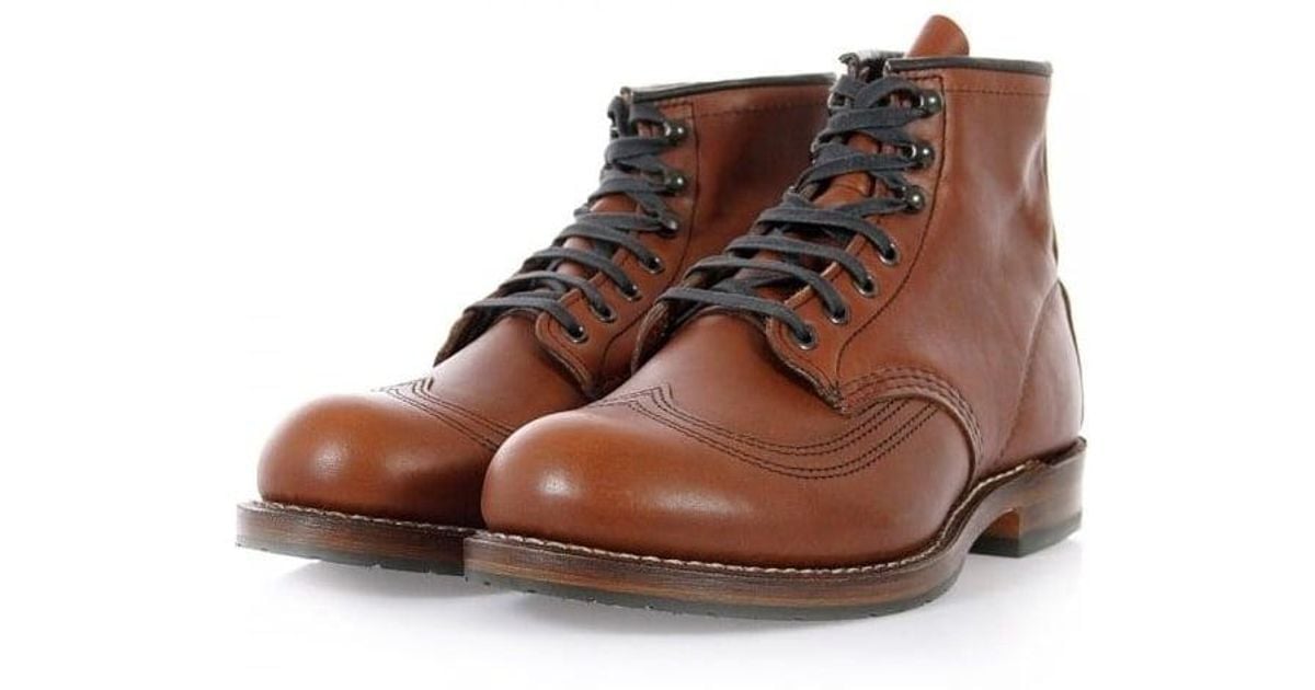 Red Wing Beckman Wingtip Boot 9051 Cigar in Brown for Men Lyst UK