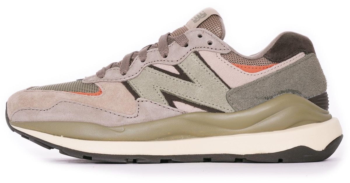 New Balance Leather 57/40 Khaki in Green for Men Lyst Australia