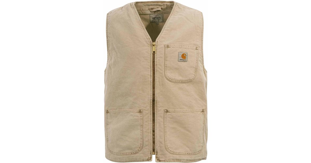 Carhartt WIP Cotton Arbor Vest Dusty H Brown for Men Lyst Australia