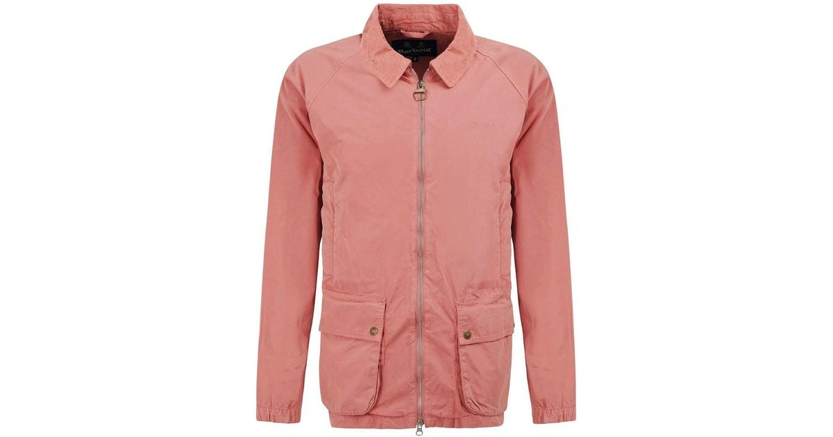 Barbour casual cheap jacket Pink