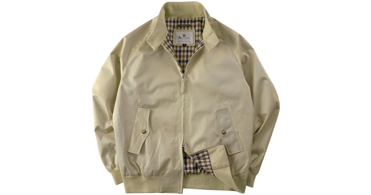Aquascutum Archival Harrington Jacket in Green for Men Lyst UK