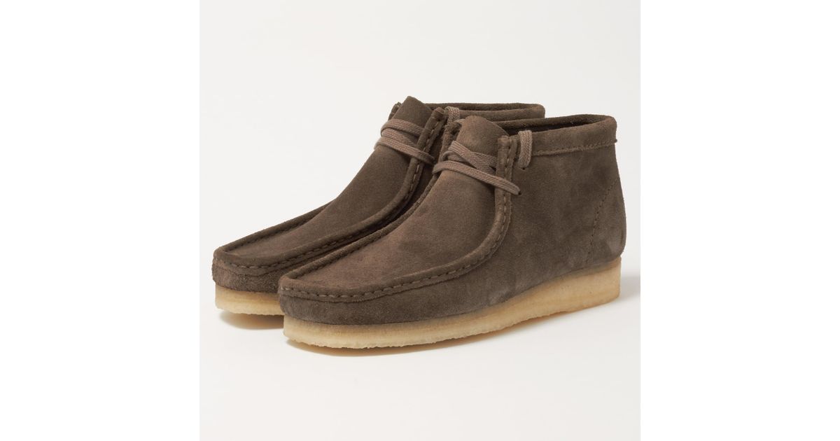 clarks wallabee cup grey