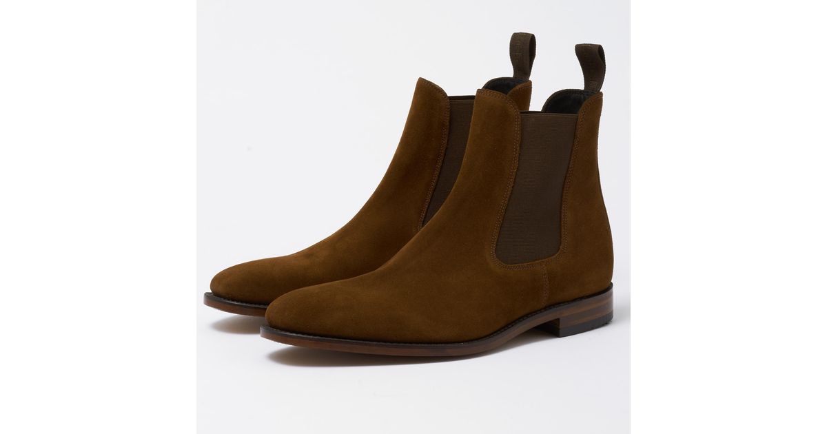 loake mitchum suede