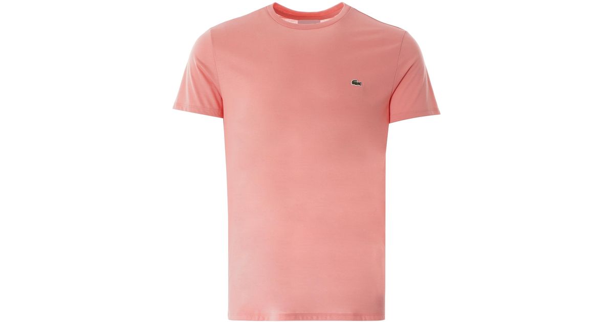 Lacoste Pima Cotton T-shirt-elf Pink-th6709-5mm for Men | Lyst Australia