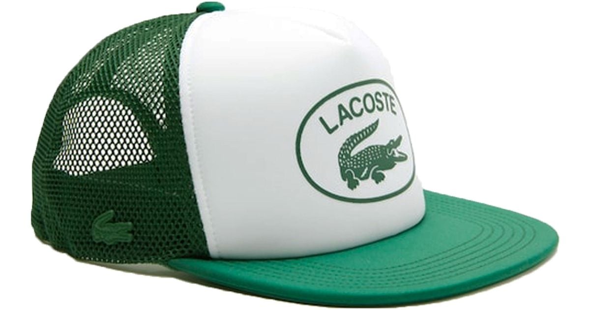 trucker cap lacoste