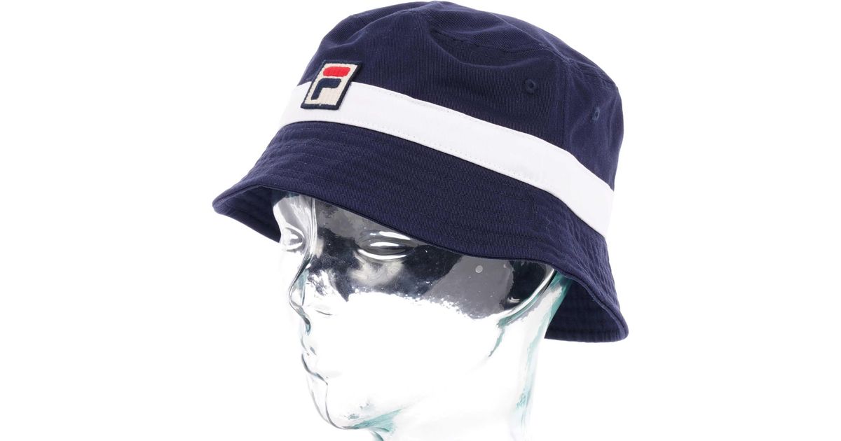 fila bucket hat blue