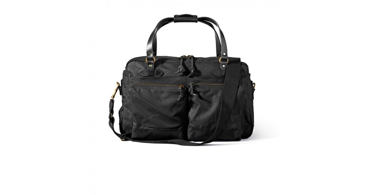 filson 48 hour duffle black