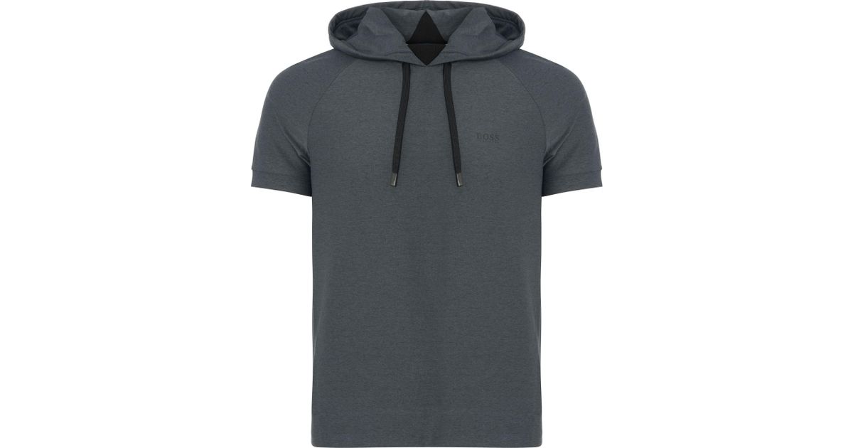 hugo boss short sleeve hoodie