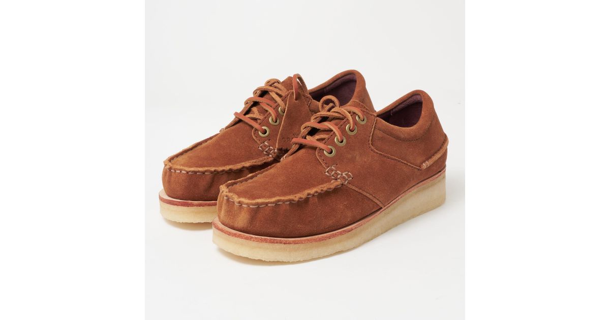 clarks wallace cola suede