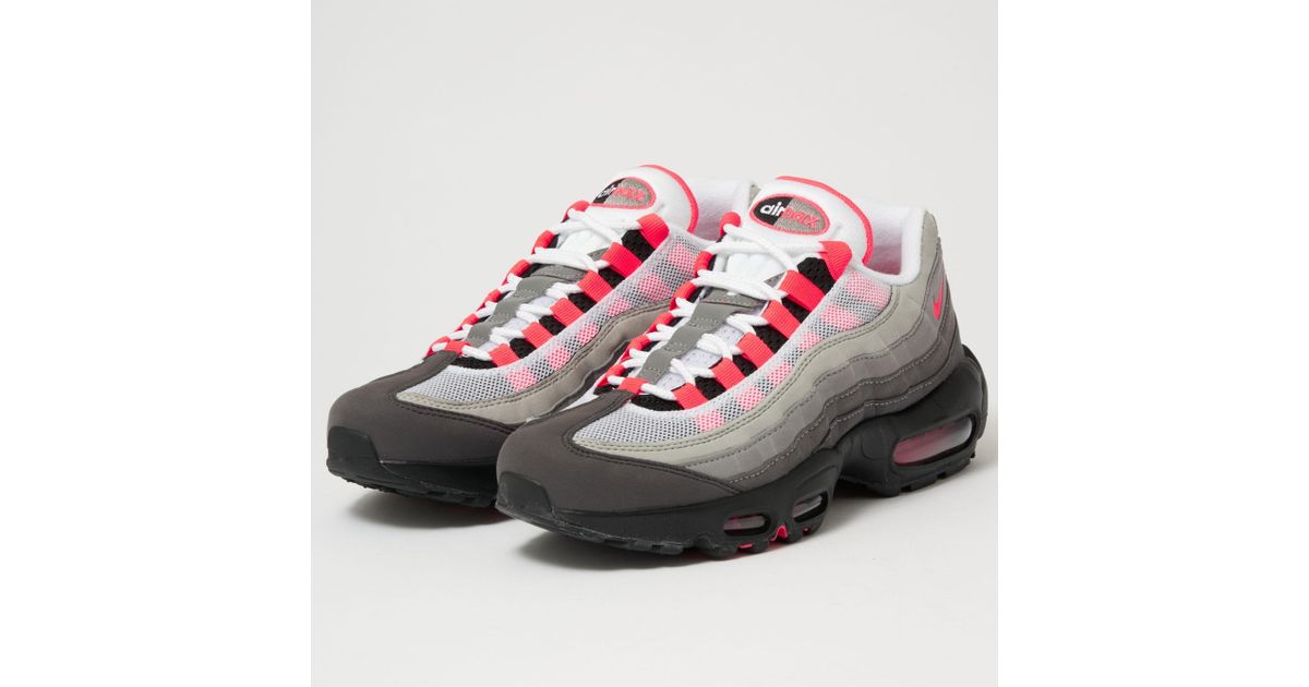 white black solar red air max 95