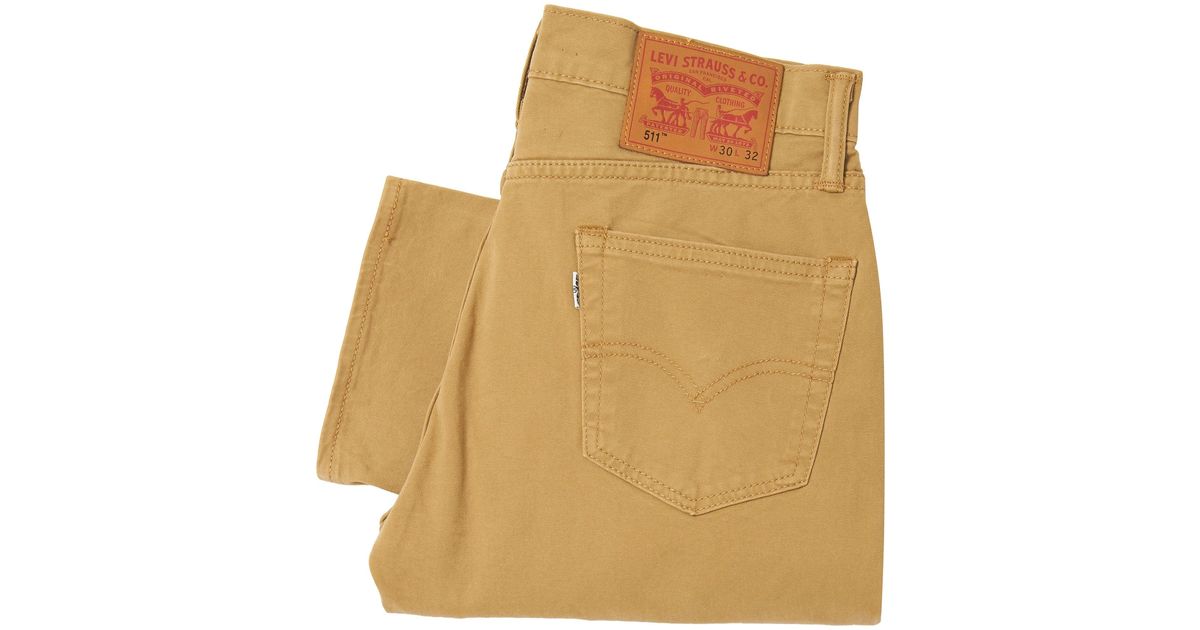 levis 511 harvest gold
