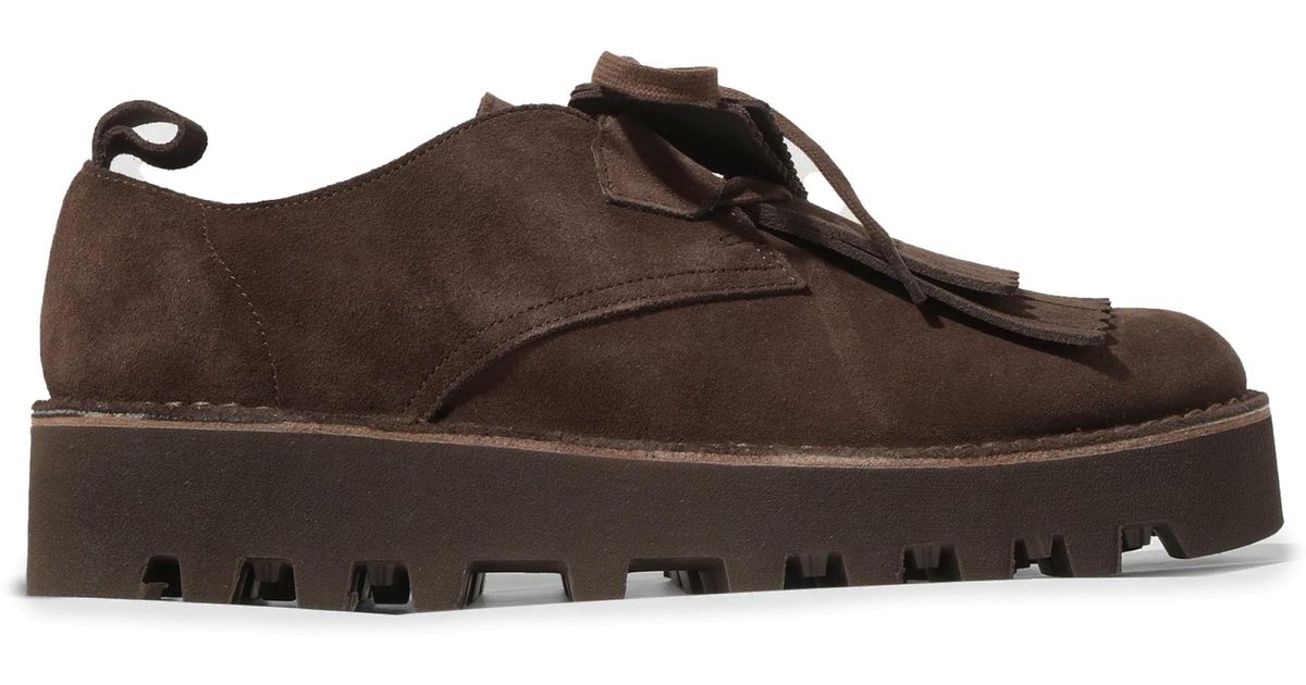 Engineered Garments Clarks Originals X Desert Khan in Brown for