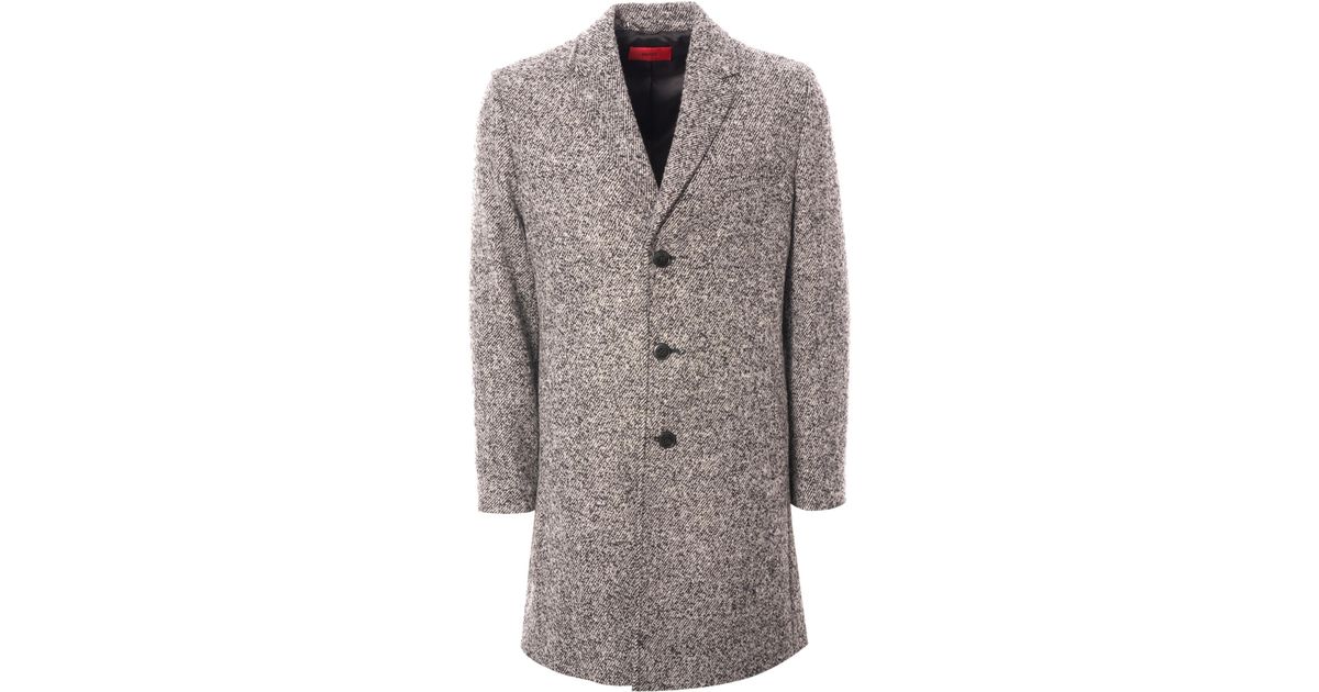 HUGO Wool Malte 1841 Overcoat - Medium 