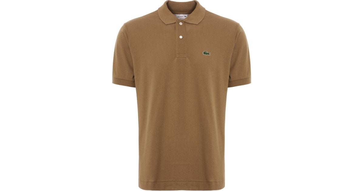 Polo Kraft 12 Shirt Brown Men Lacoste 12 Dark For L Qsrtdh