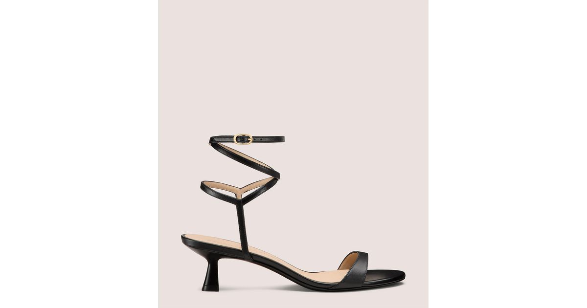 Stuart Weitzman Nudist Wrap 50 in Black | Lyst