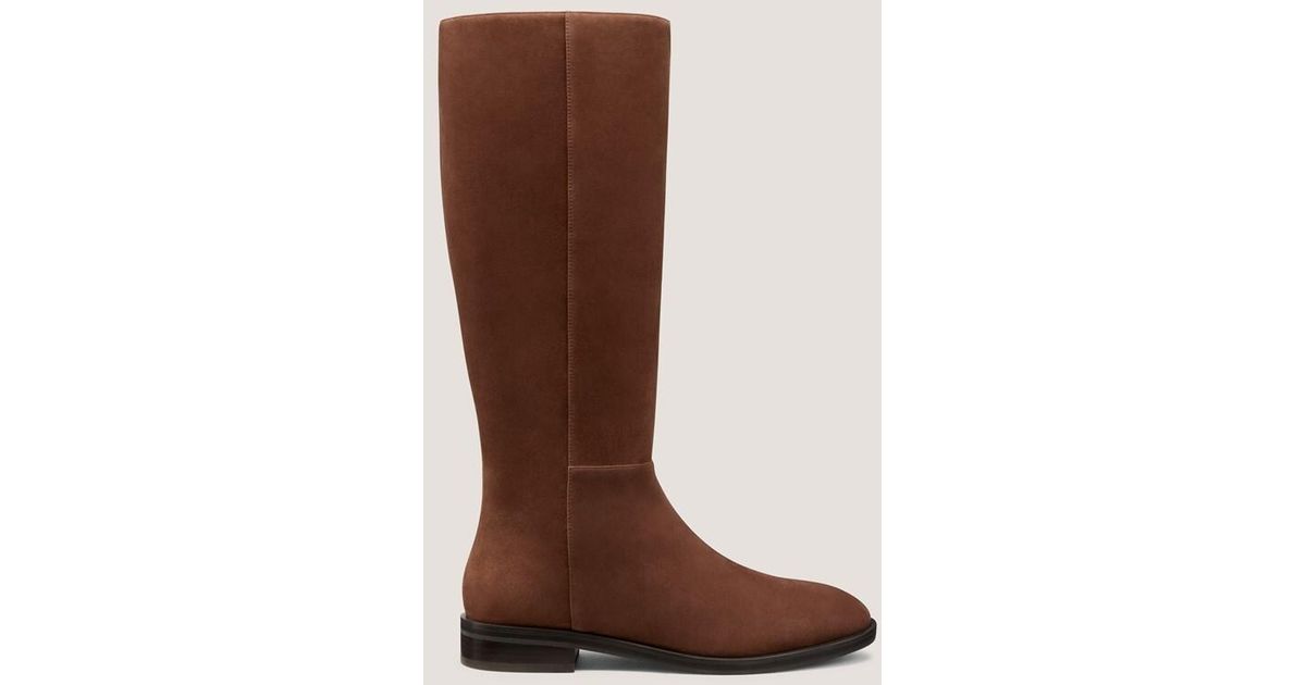 Stuart Weitzman Gracie Tubo Boot in Brown | Lyst