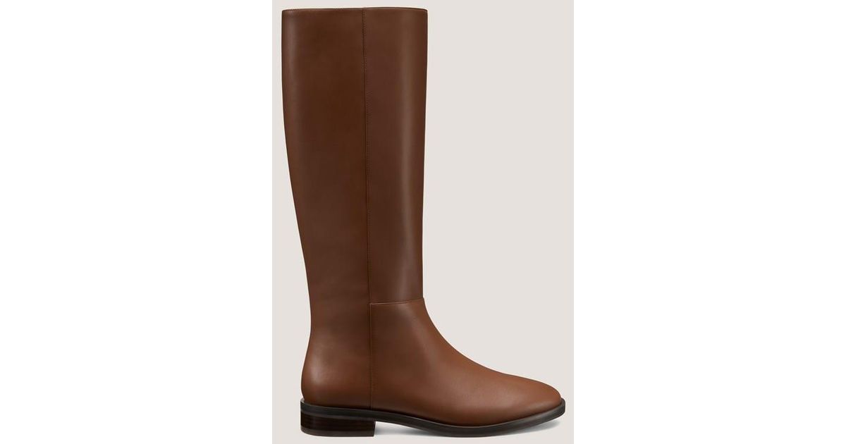 Stuart Weitzman Gracie Tubo Boot in Brown | Lyst