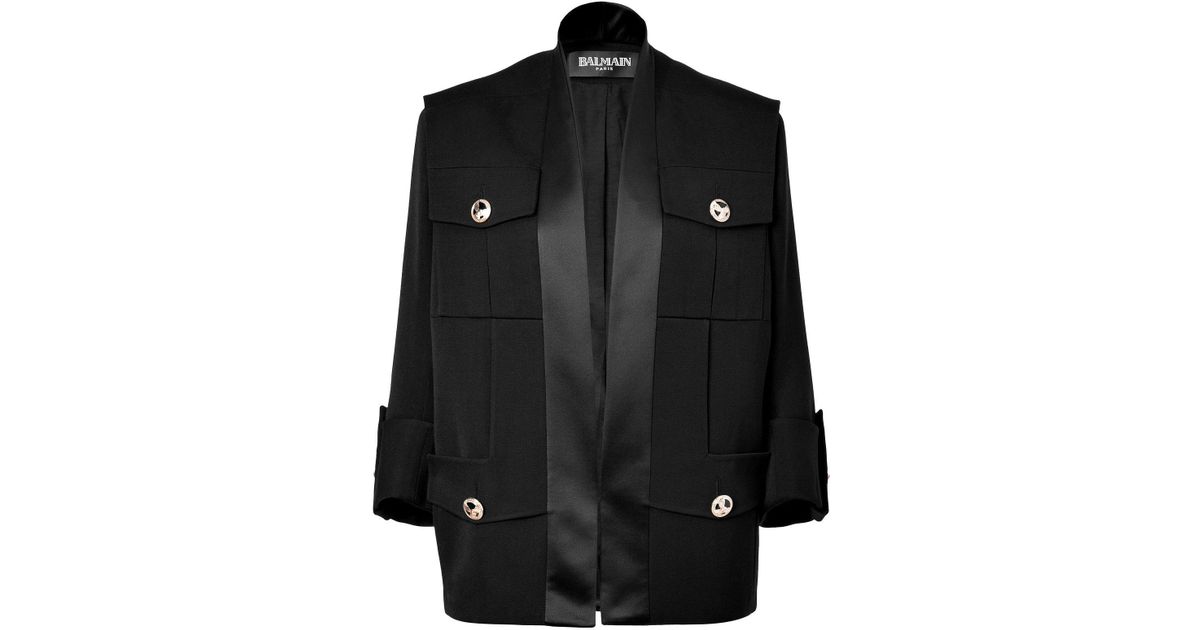 balmain wool jacket