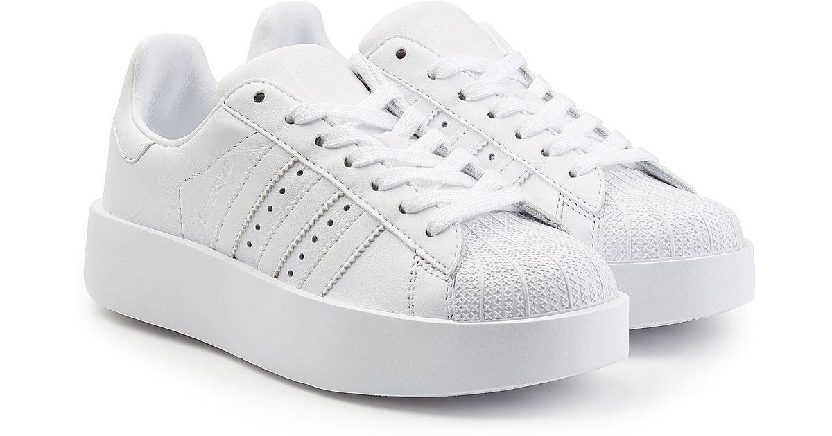 superstar platform white