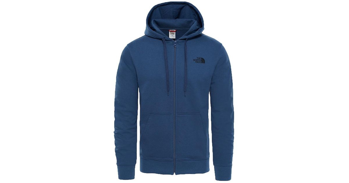 the north face open gate full zip hood light