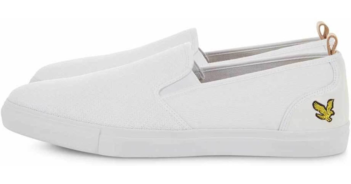 lyle and scott slip on shoes
