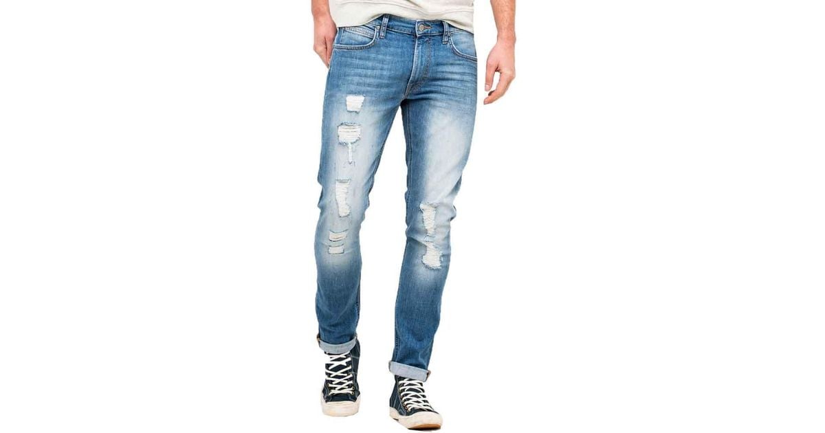 lee ripped jeans