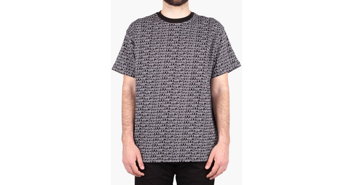 Carhartt WIP Carhartt S/s Typo T-shirt in Gray for Men | Lyst